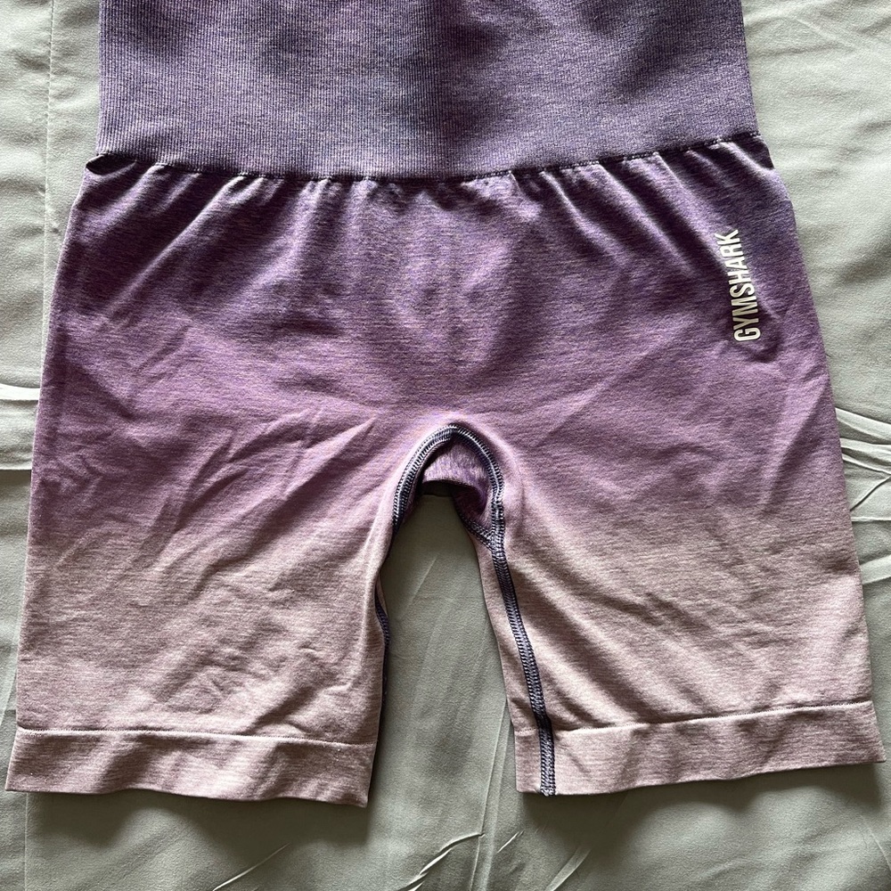 Gymshark Purple Ombre Shorts